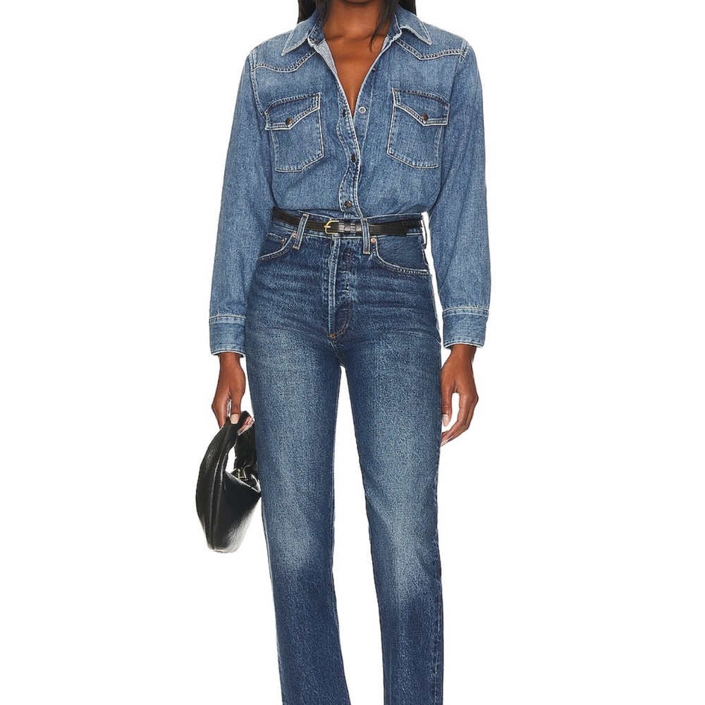AGOLDE's 90s Pinch Waist High Rise Straight Jeans